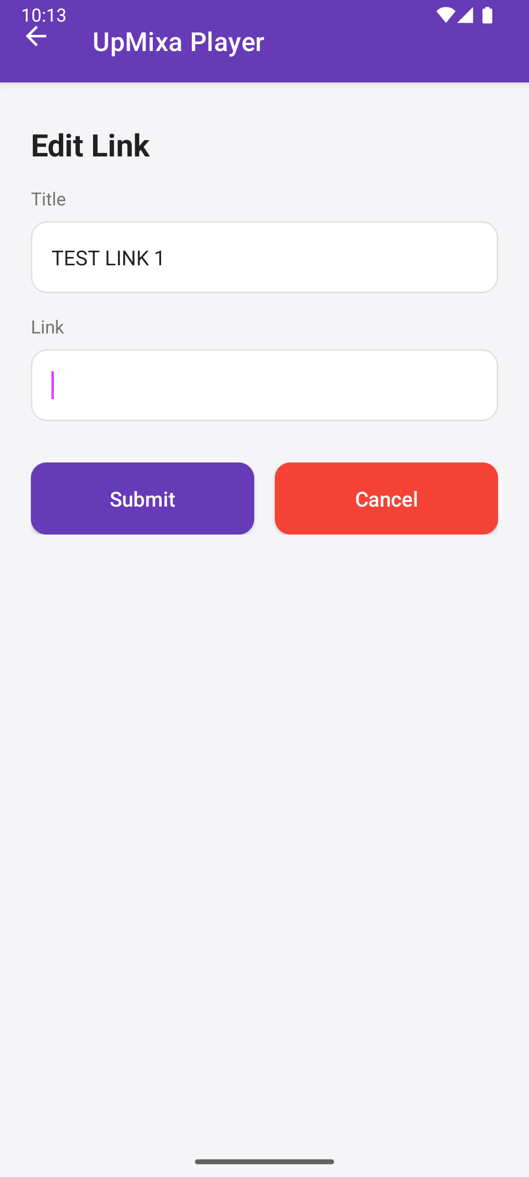 UpMixa App Interface Preview 3